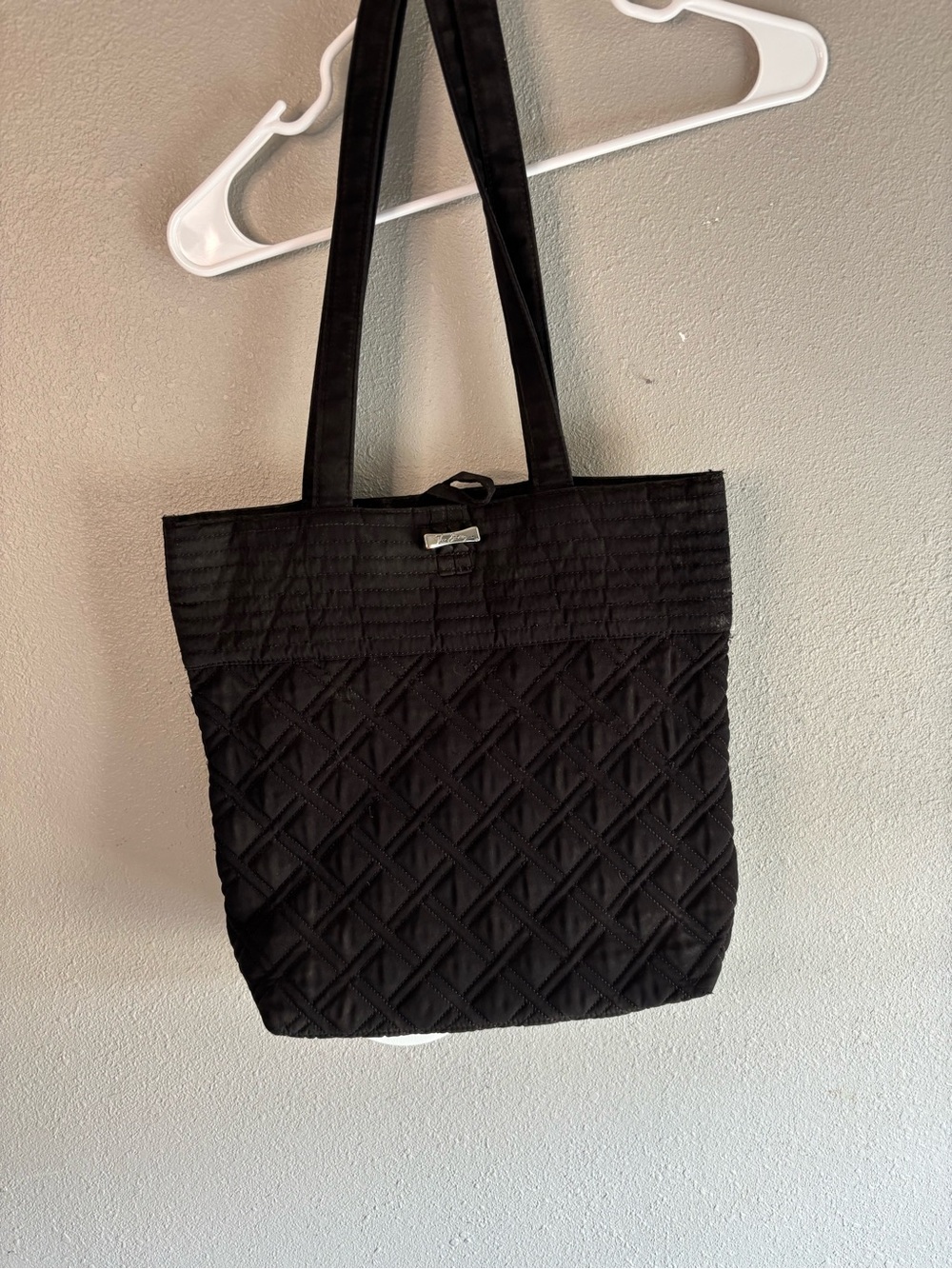 Vera Bradley Black Quilted Tote